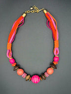 Neon Pink Island Party Necklace