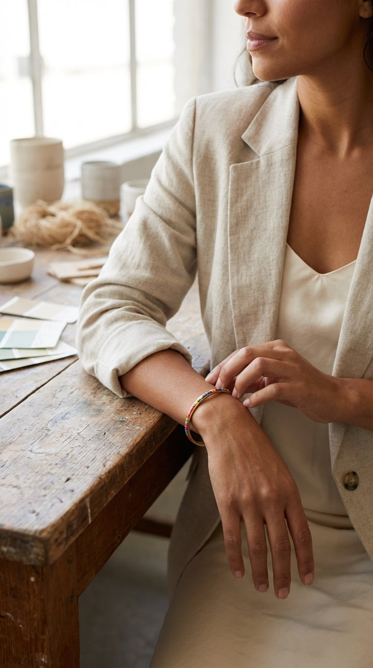 Spectrum Swagger Cuff - lifestyle shot