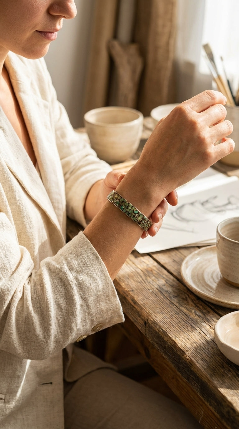 Mystic Mosaic Bangle - lifestyle shot