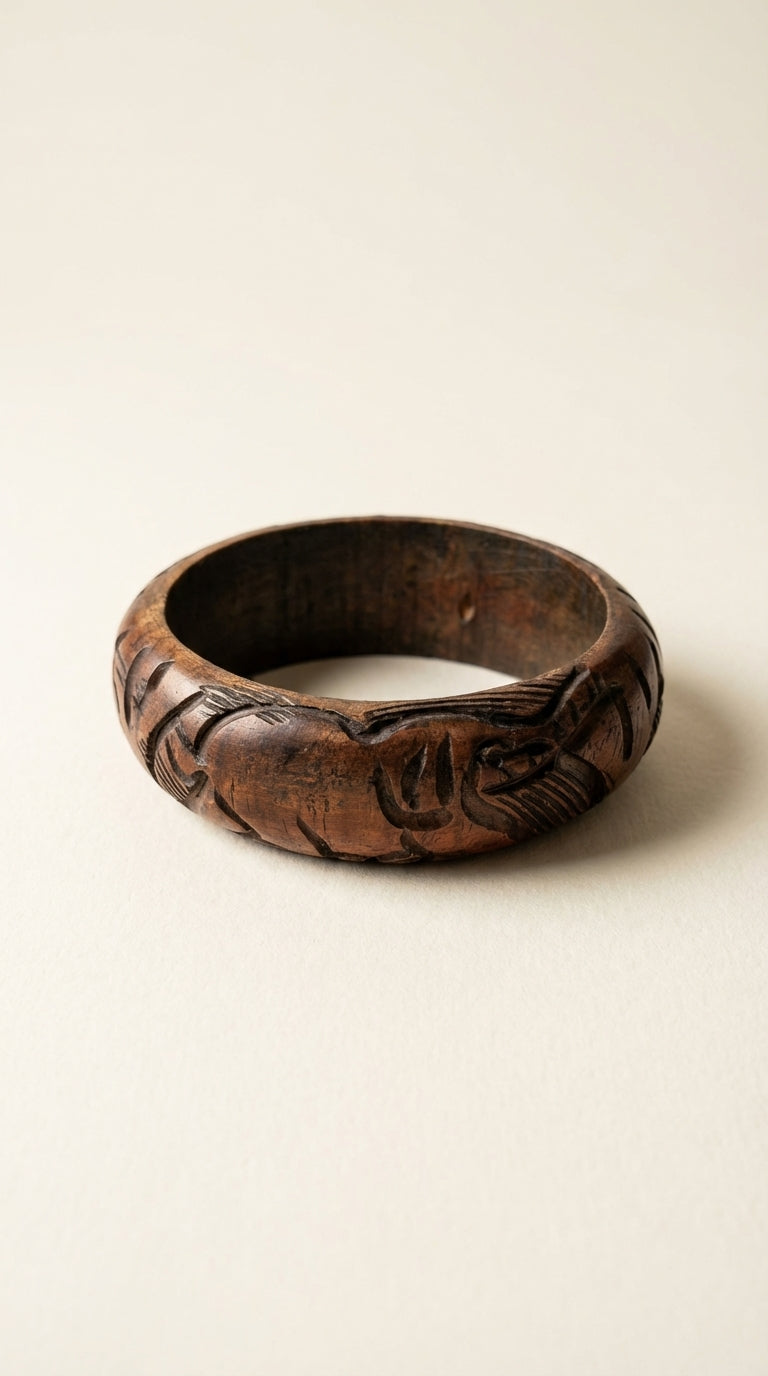 Wood You Safari Bangle - studio shot