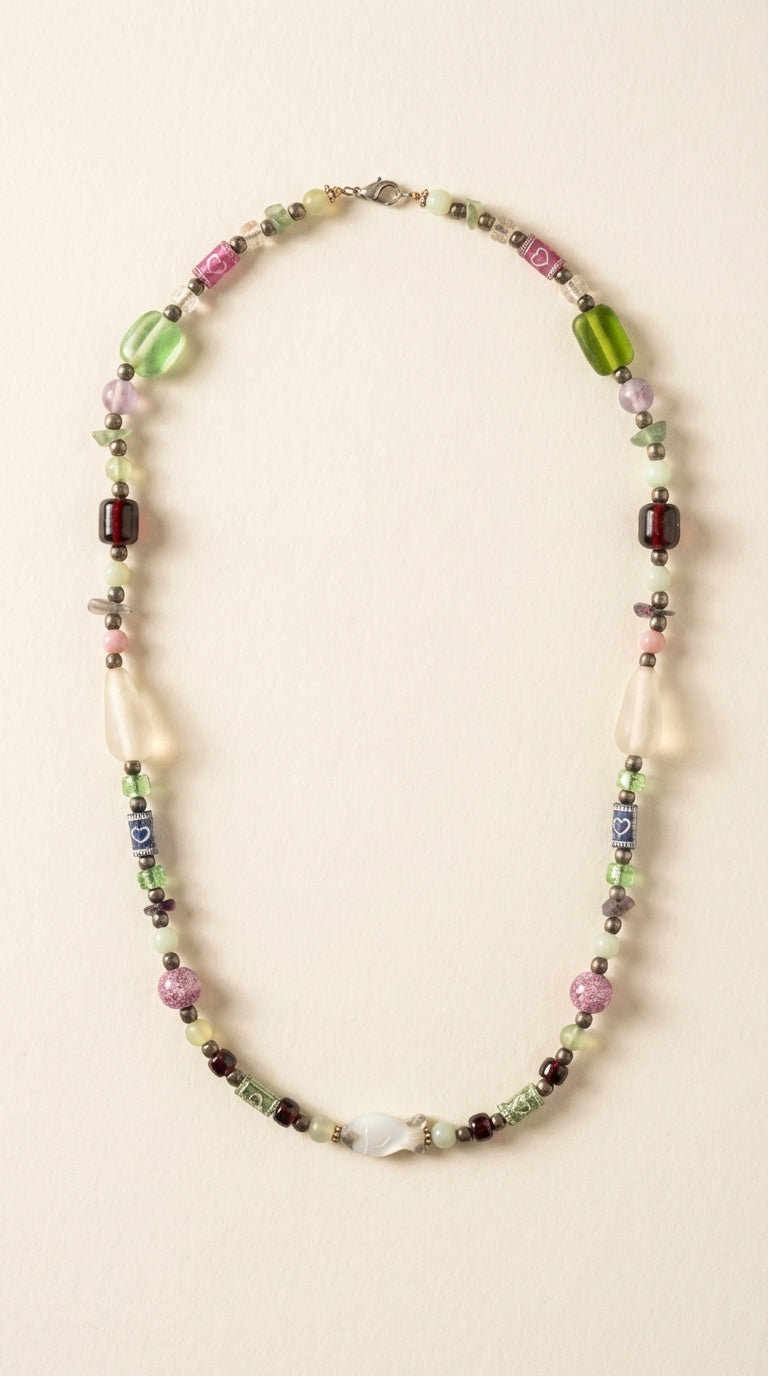 Fishin' For Compliments necklace - studio shot