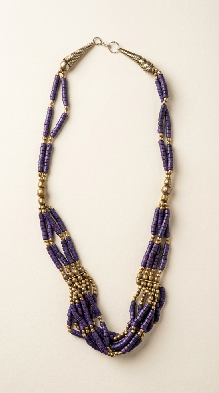 Purple Reign Necklace - studio shot