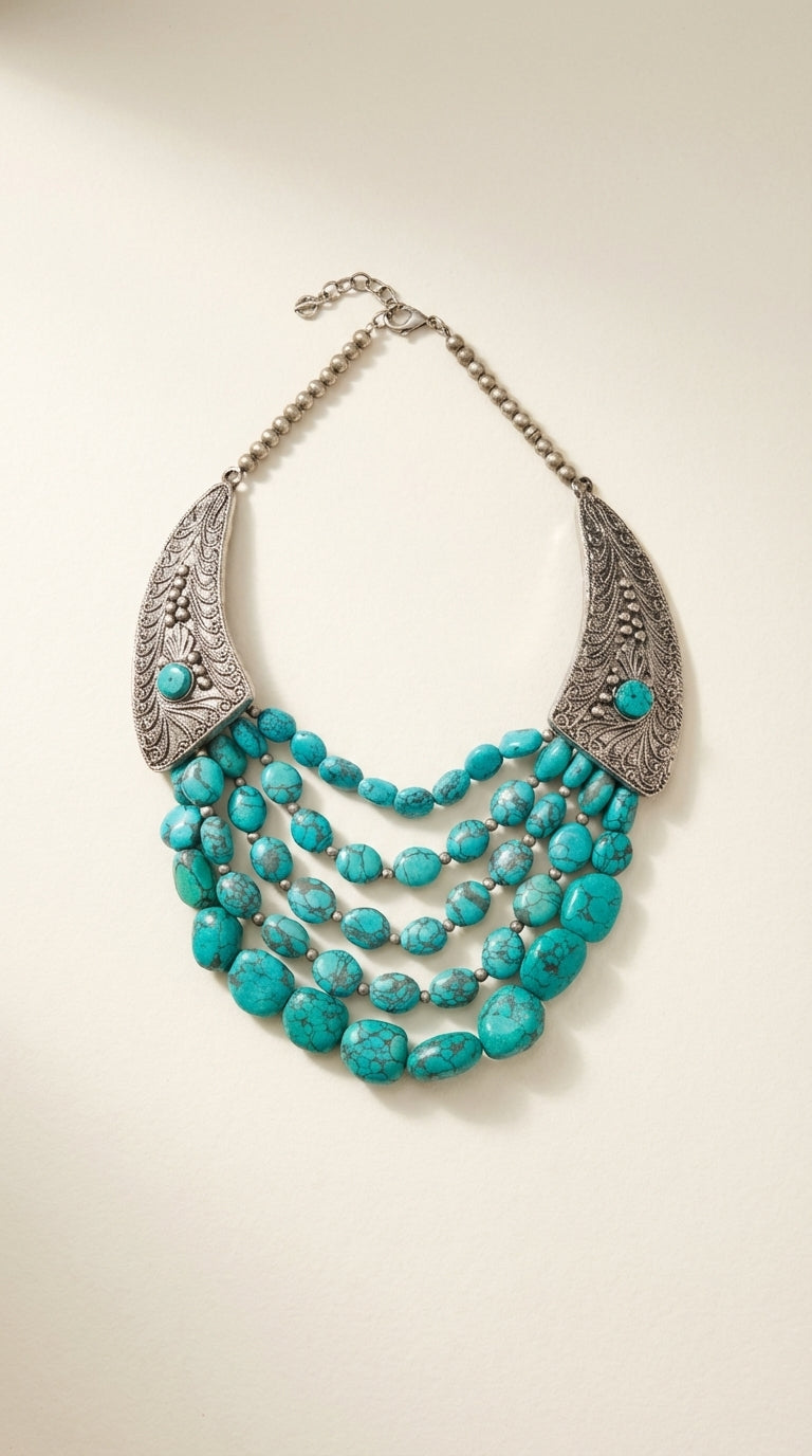 The Desert Queen Necklace - studio shot